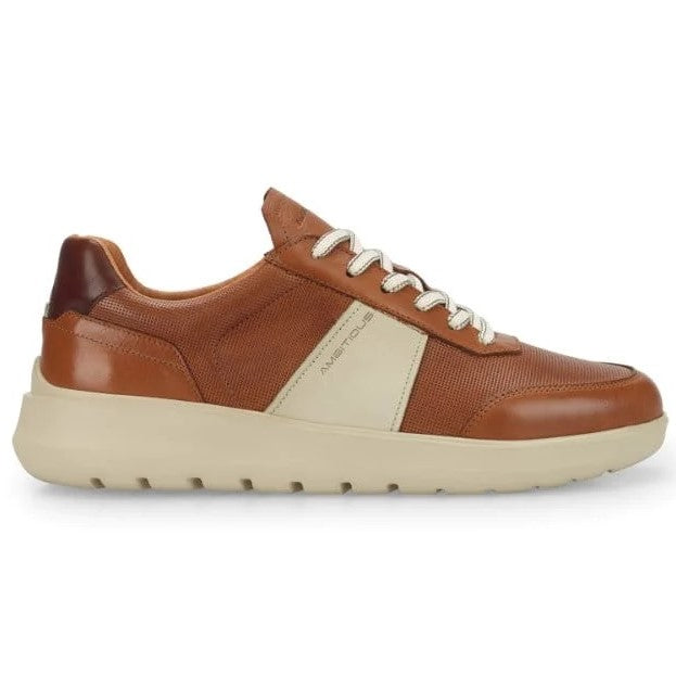 Ambitious Hover Leather Trainer 12863-COGNAC