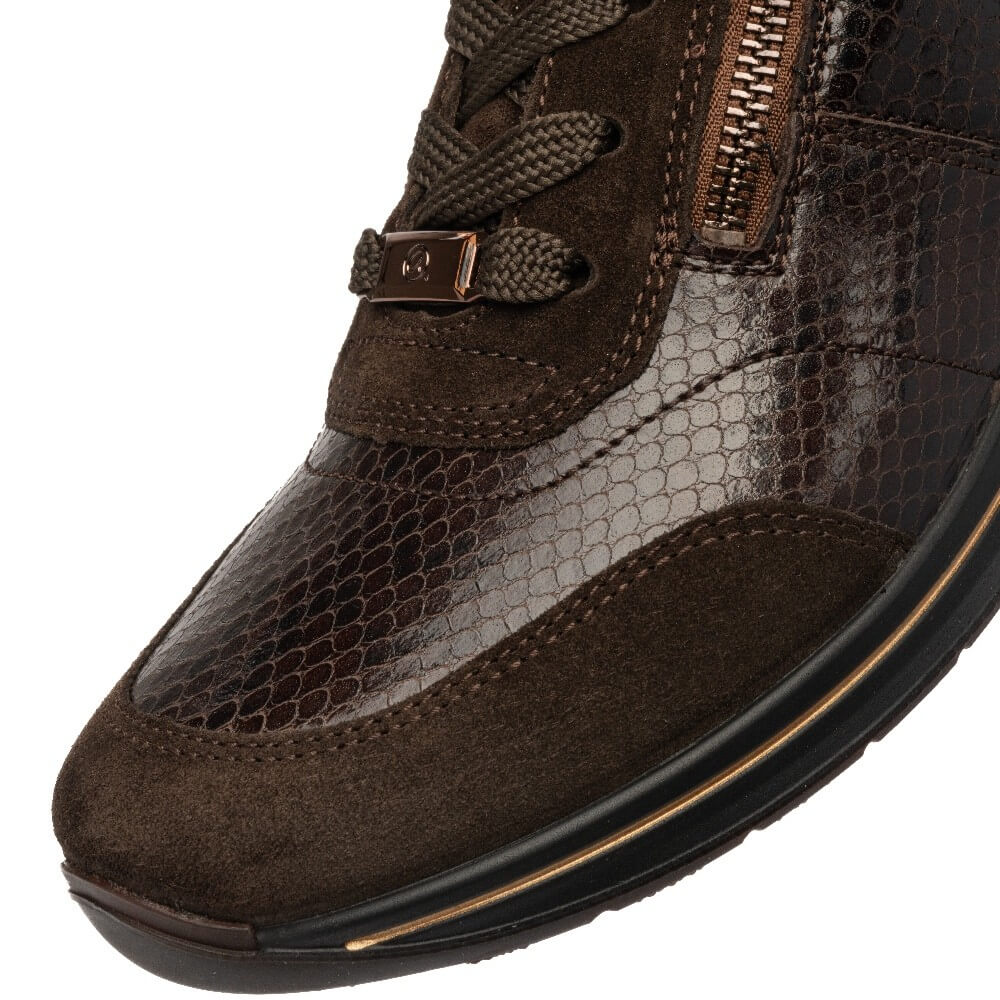 Ara 12-24808 Osaka 2.0 Brown Leather Hi-Top H-Fit