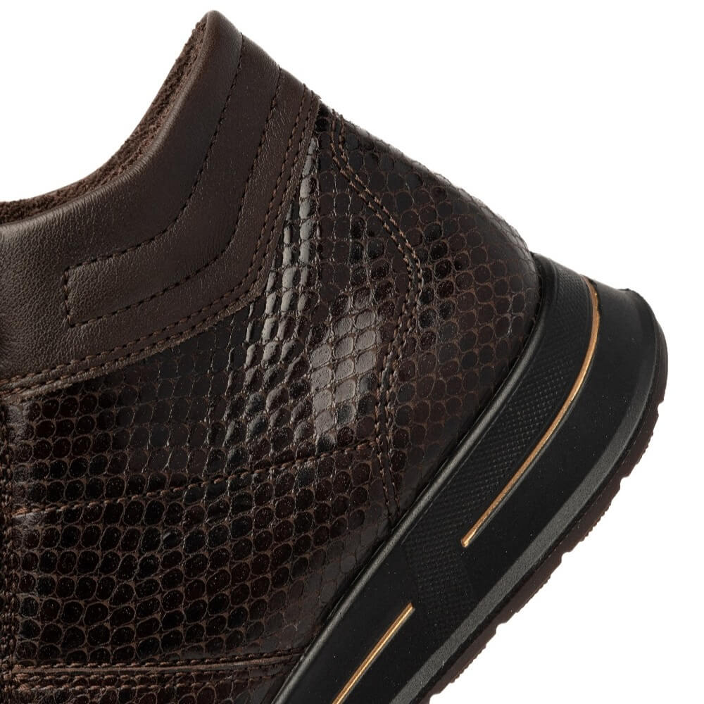 Ara 12-24808 Osaka 2.0 Brown Leather Hi-Top H-Fit