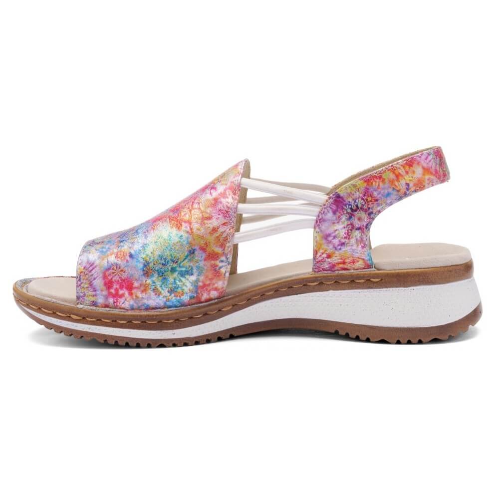 Ara Hawaii 2.0 Sandals 12-29005 Floral Print Leather
