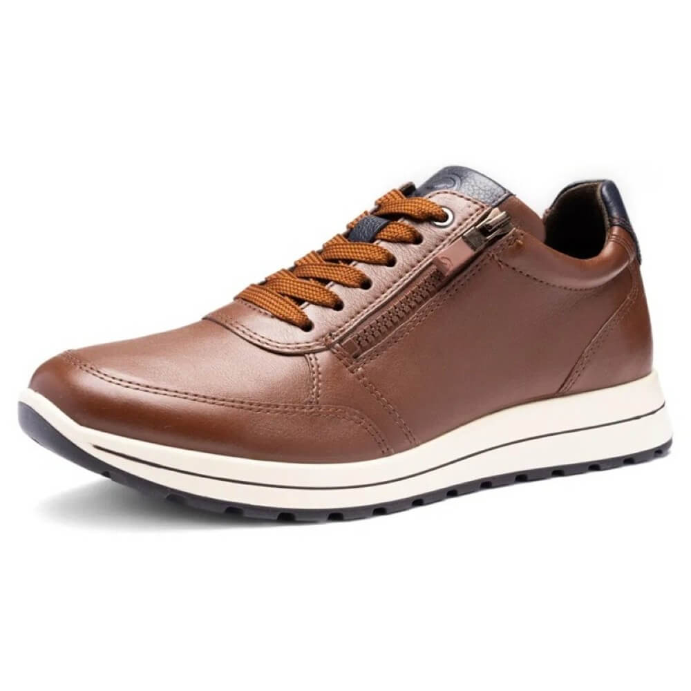 Ara Matteo Leather Lace-up 11-24501 H-Fit Cognac