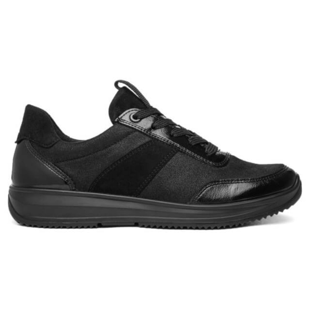ara Black sneaker on a white background