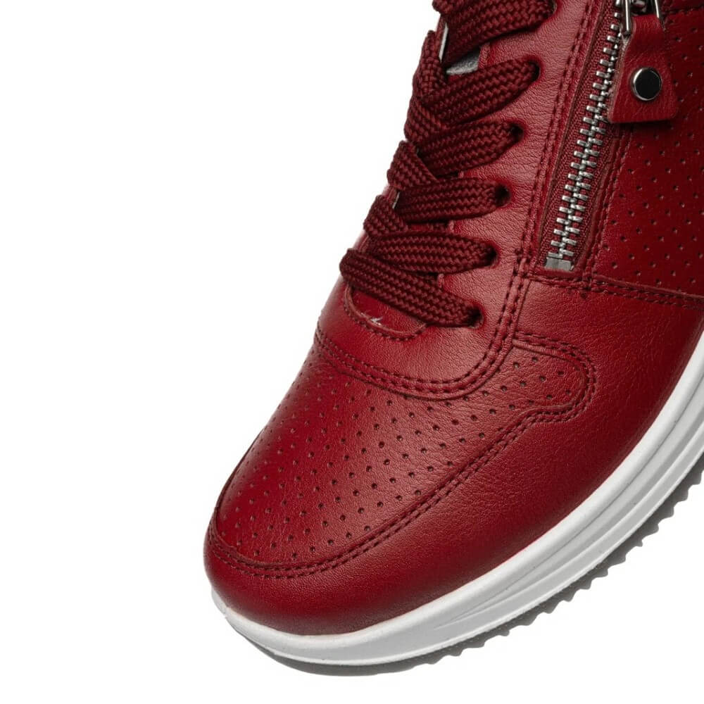 Ara Osaka 3.0 Sneakers 12-25510 Cherry Red Leather