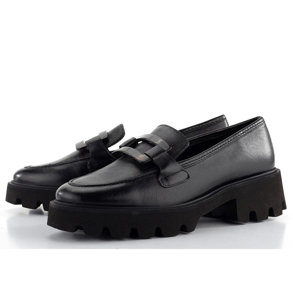 Ara 12-21703 Oxford Loafer-BLACK