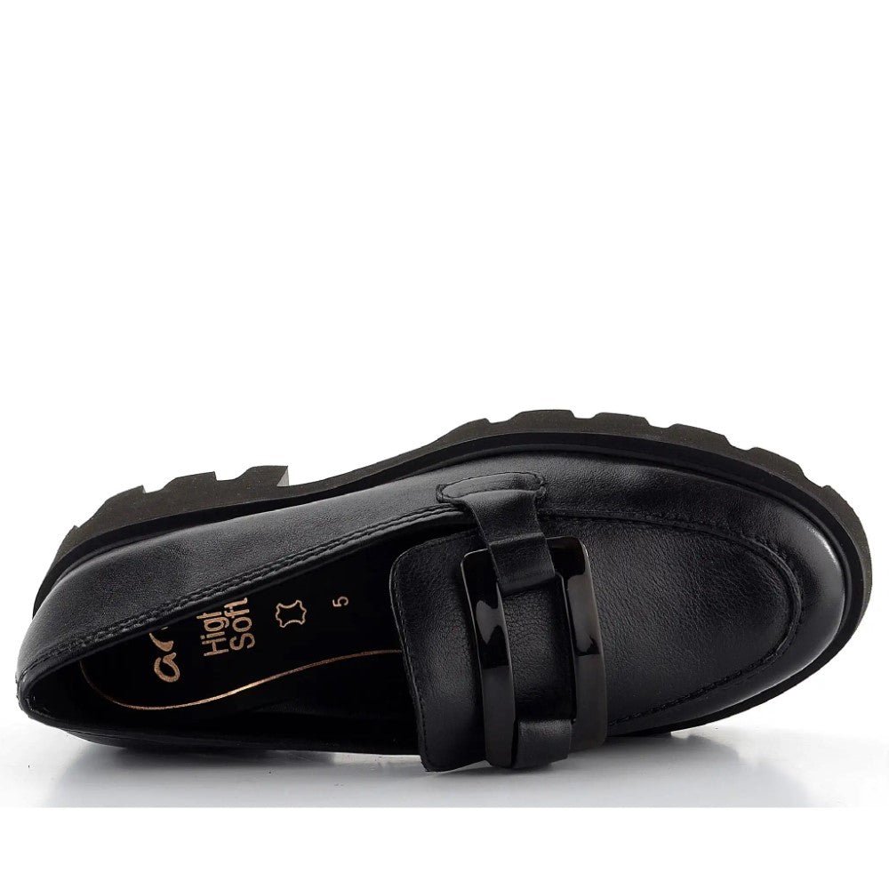 Ara 12-21703 Oxford Loafer-BLACK