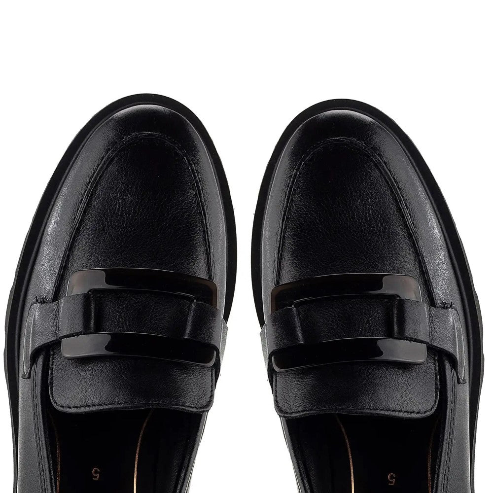 Ara 12-21703 Oxford Loafer-BLACK