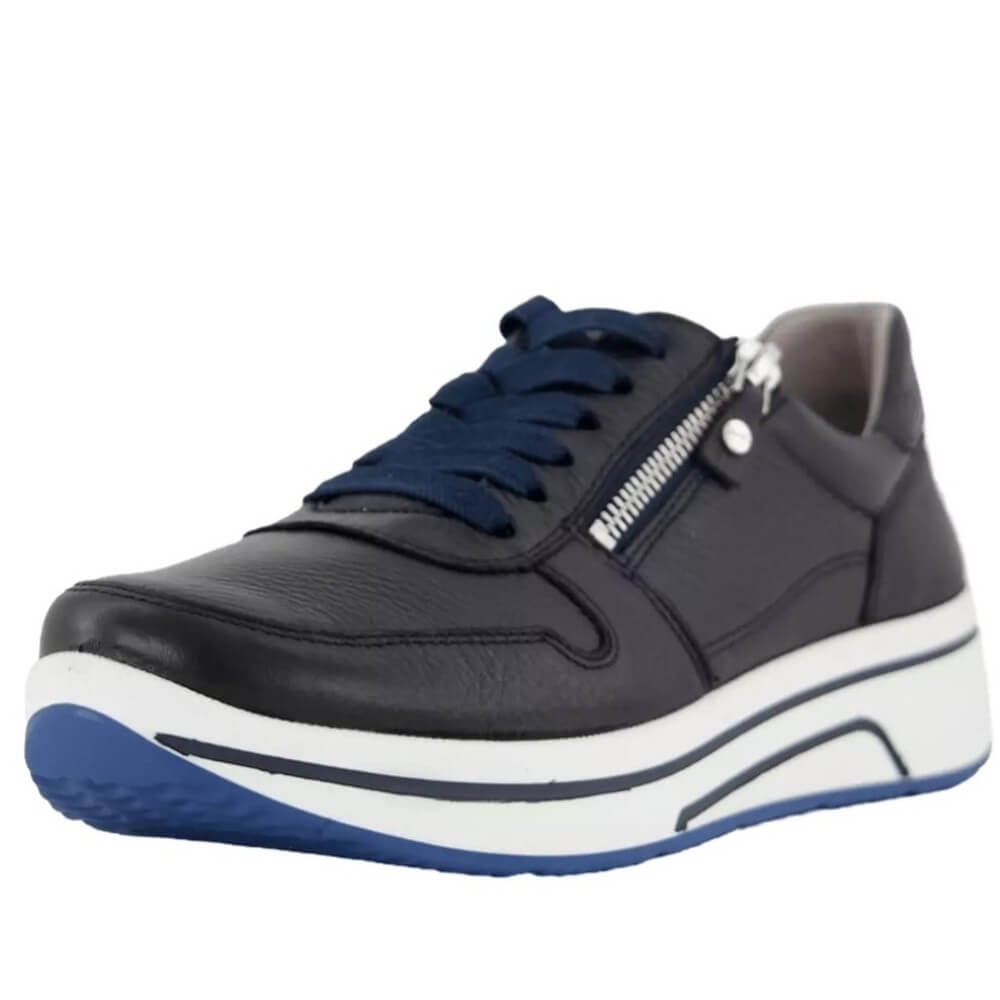 Ara Sapporo 3 Trainer 12-27540 H-Fit-NAVY