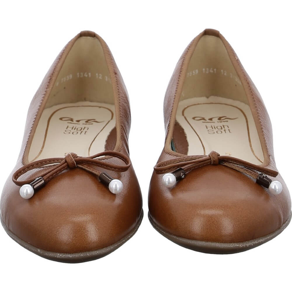 Ara Sardinia 12-31324 Ballerinas-COGNAC