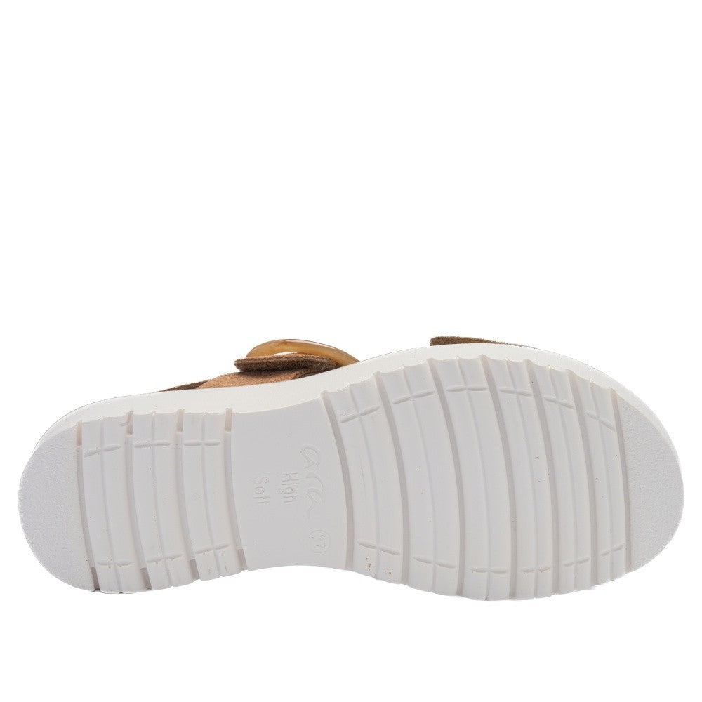 Ara Bilbao 12-33505 Leather Sandal Cream and Tan