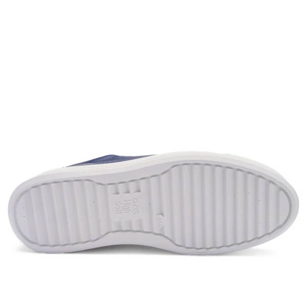 White sneaker sole on a white background