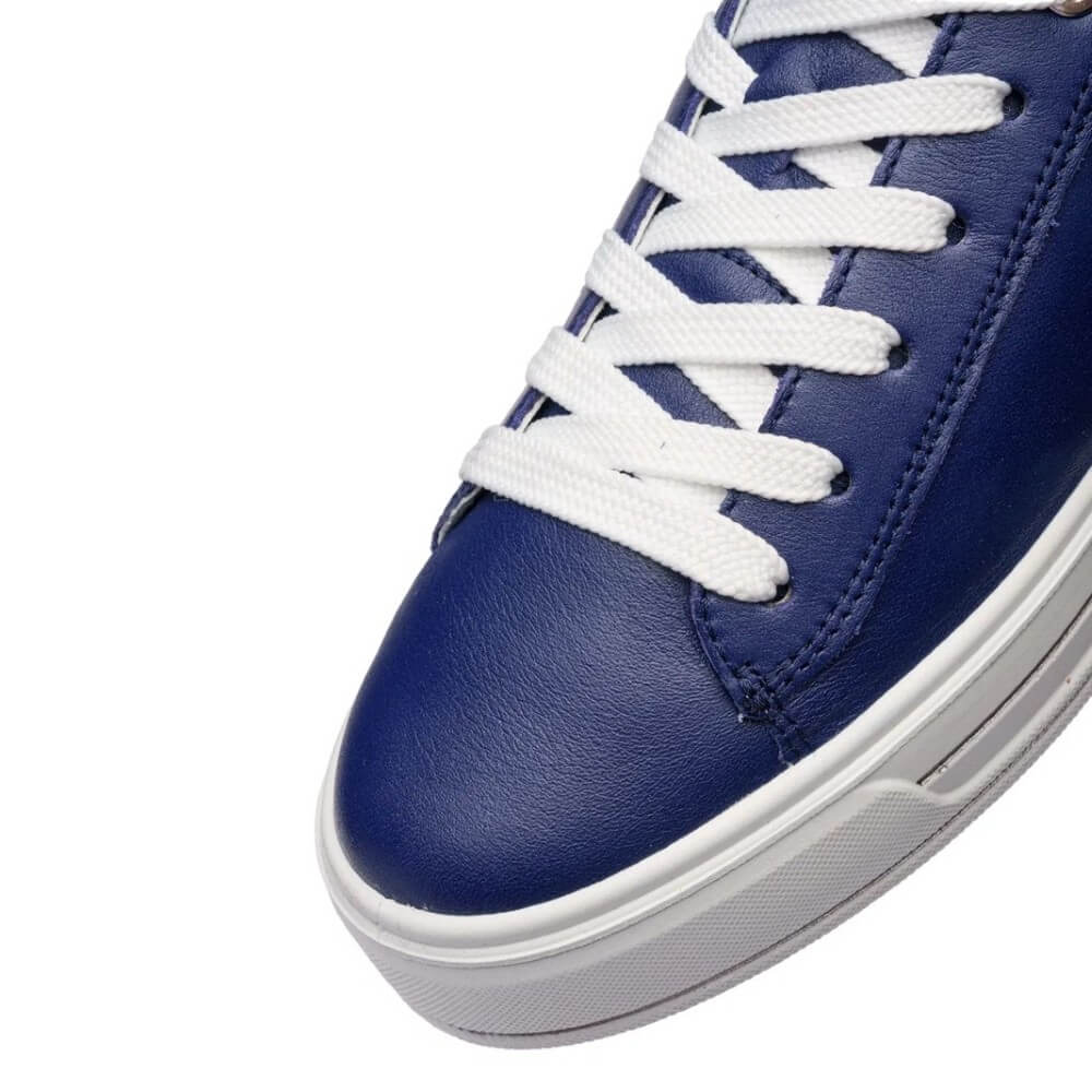 Ara Canberra Leather Sneakers 12-23003 Ink Blue Cherry