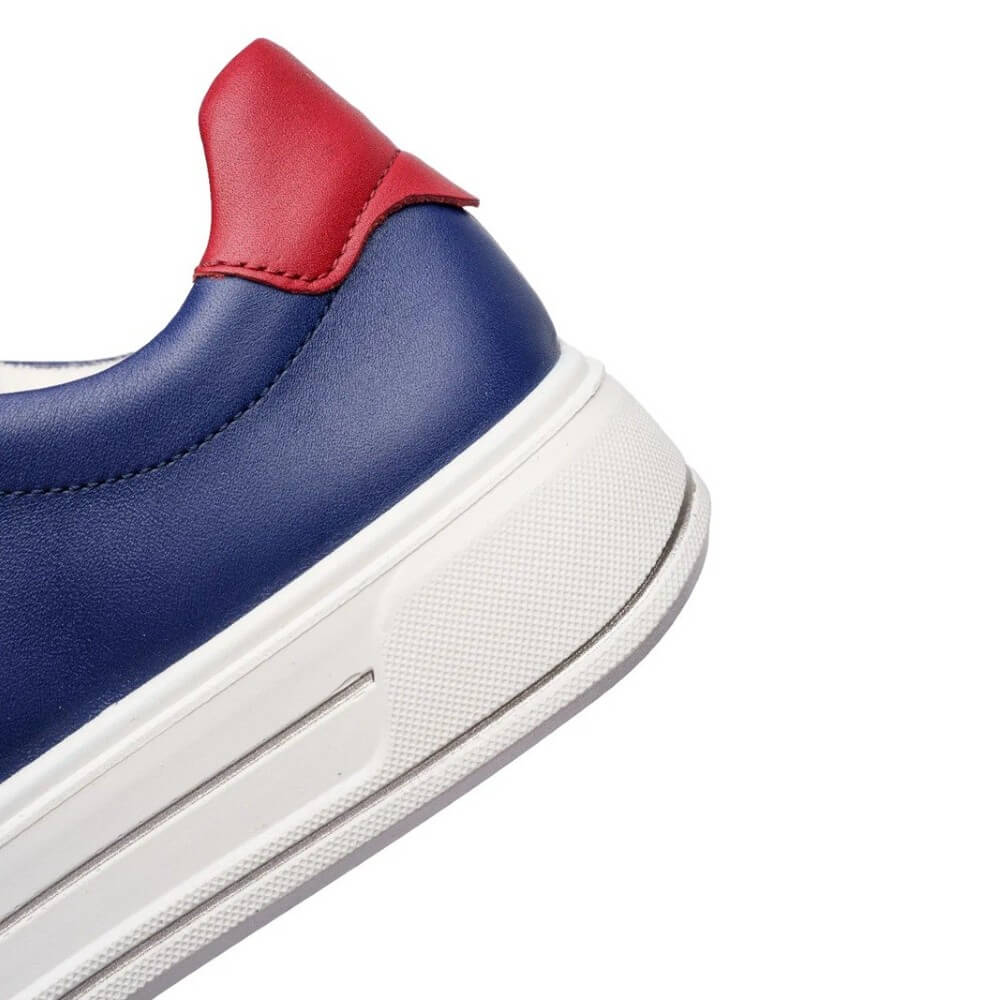 Ara Canberra Leather Sneakers 12-23003 Ink Blue Cherry