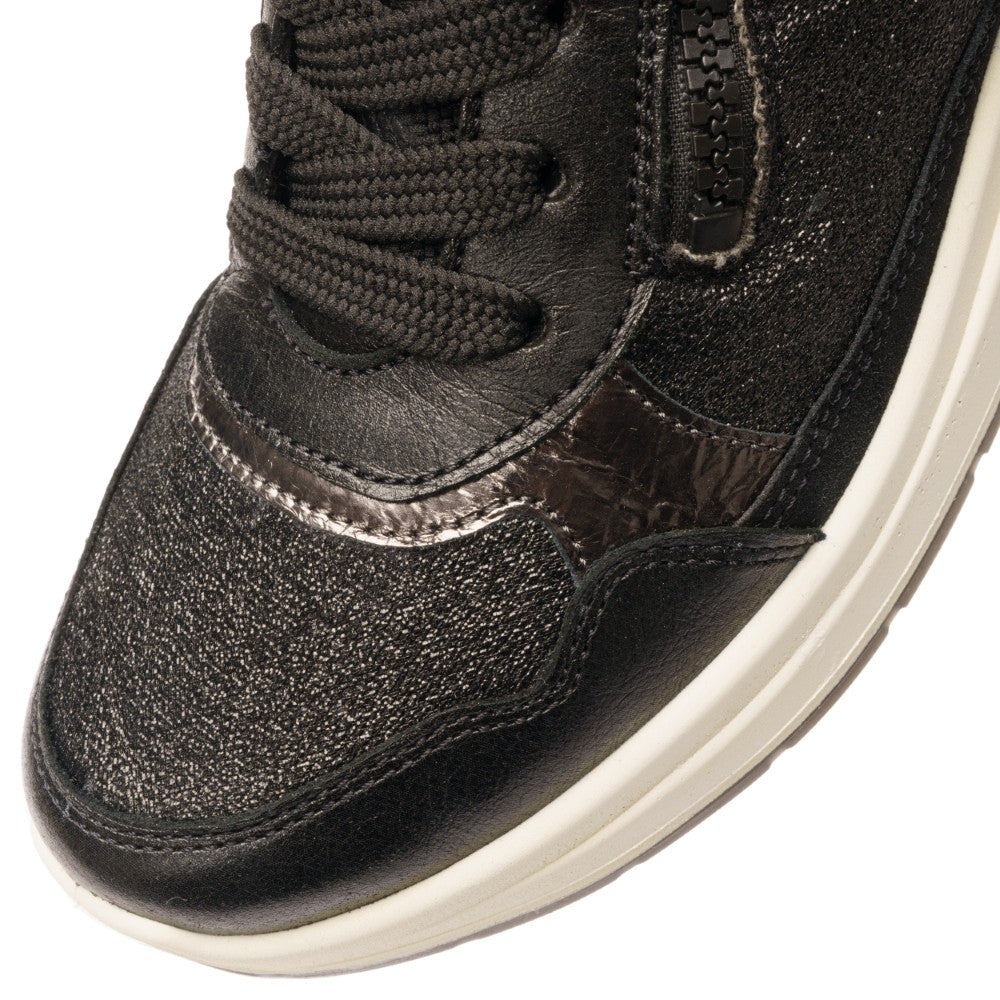 Ara Garda Hi-top Trainers Wide H-Fit 12-57703 Black