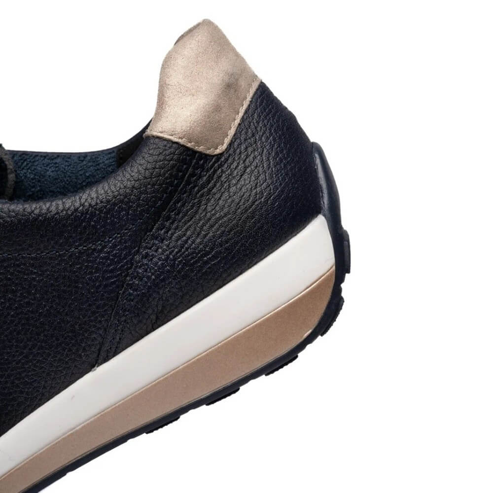 Ara Osaka 12-64587 H-fit Lace-up Navy Leather