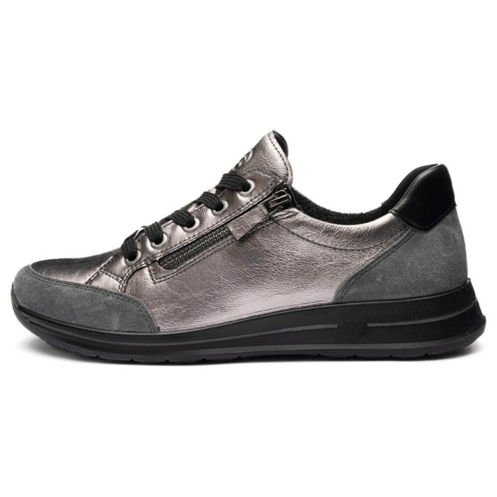 Graphite Grey Ara Lace-up on a back sole Ara Osaka