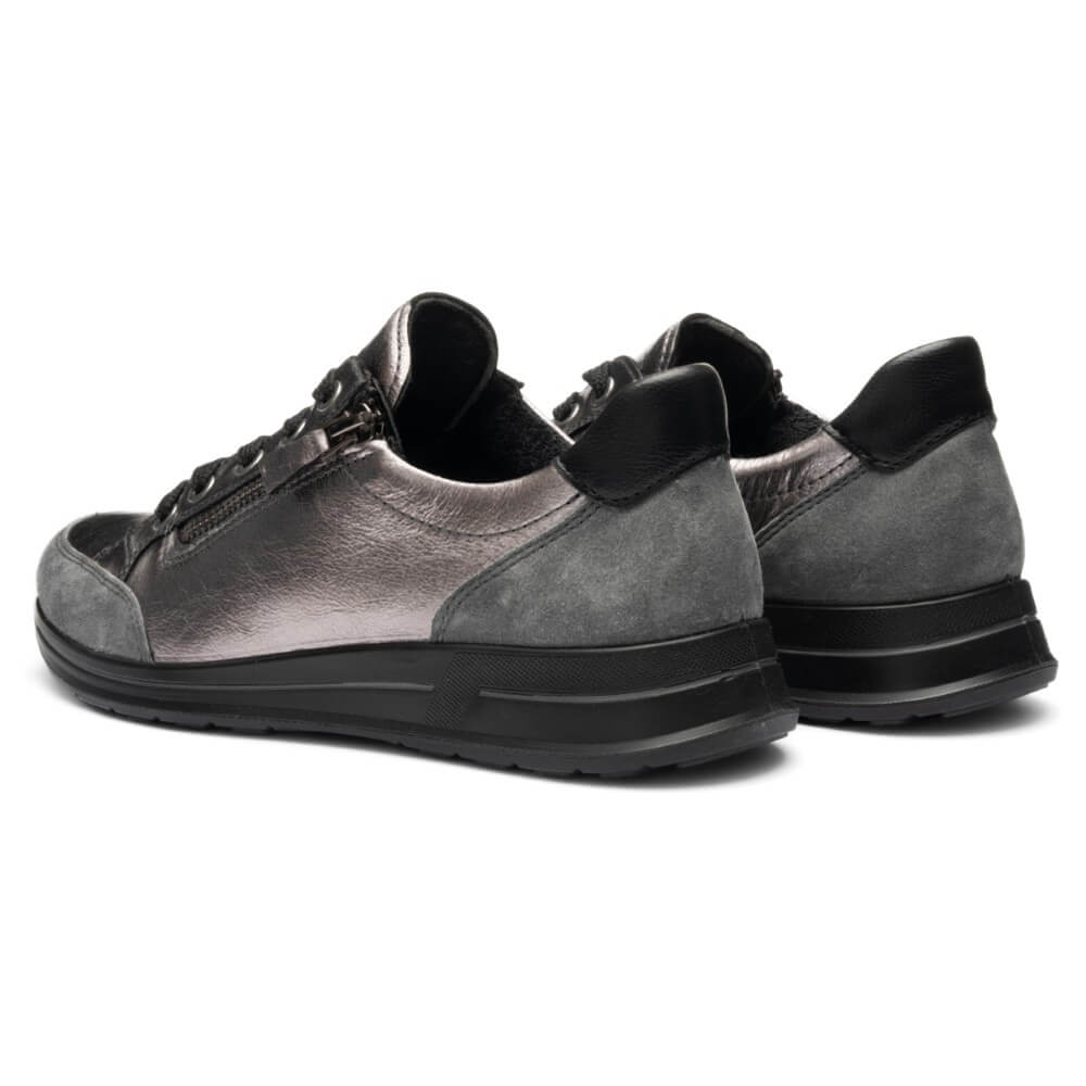 Ara Osaka 2.0 Leather Lace-up 12-54801 Graphite Grey