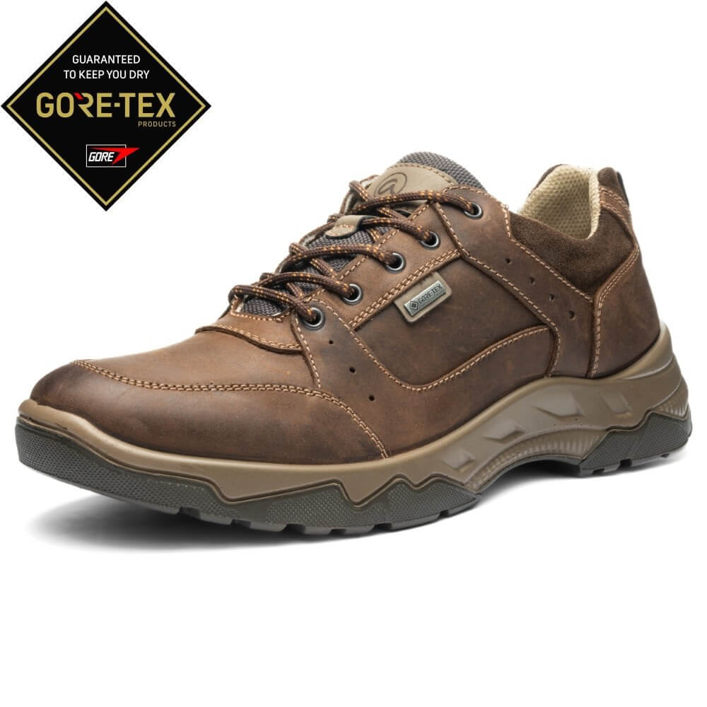 Brown Gore-Tex Waterproof walking shoe