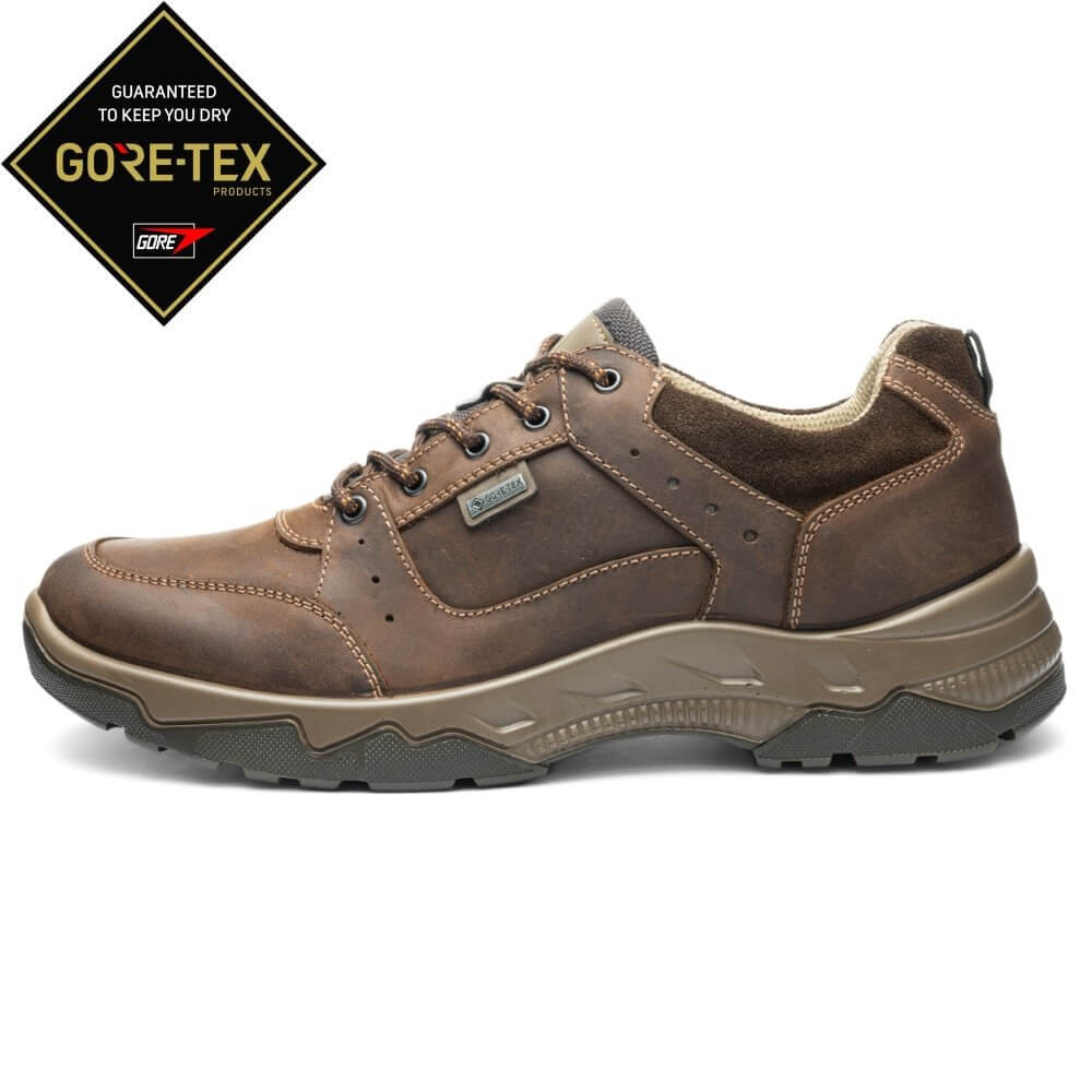 Brown Gore-Tex Waterproof walking shoe