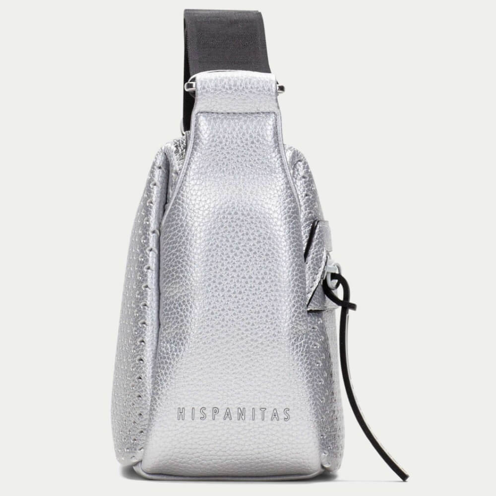 Hispanitas Silver Shoulder Bag on a white background