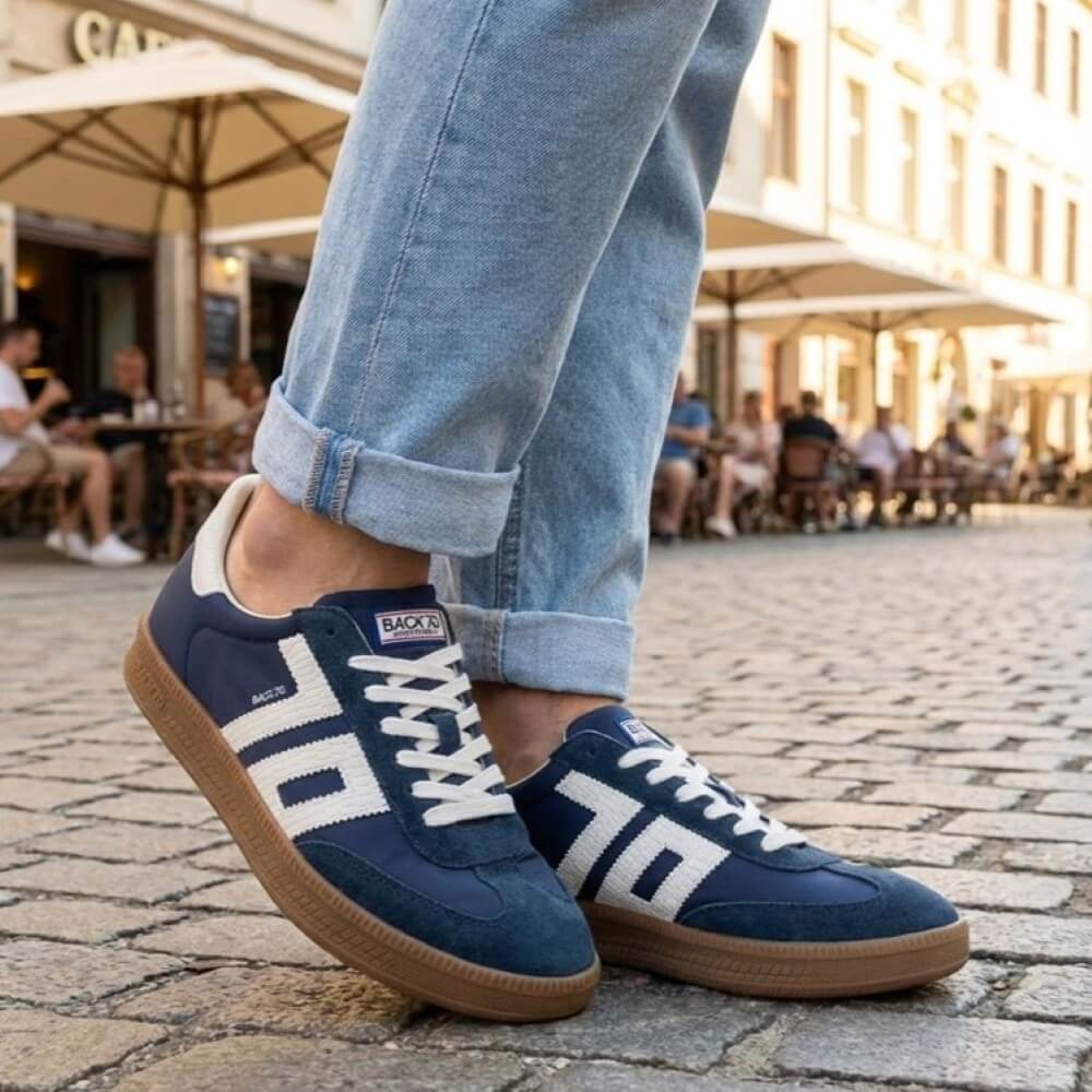 Back 70 Ghost Double Sneakers Suede Sapphire