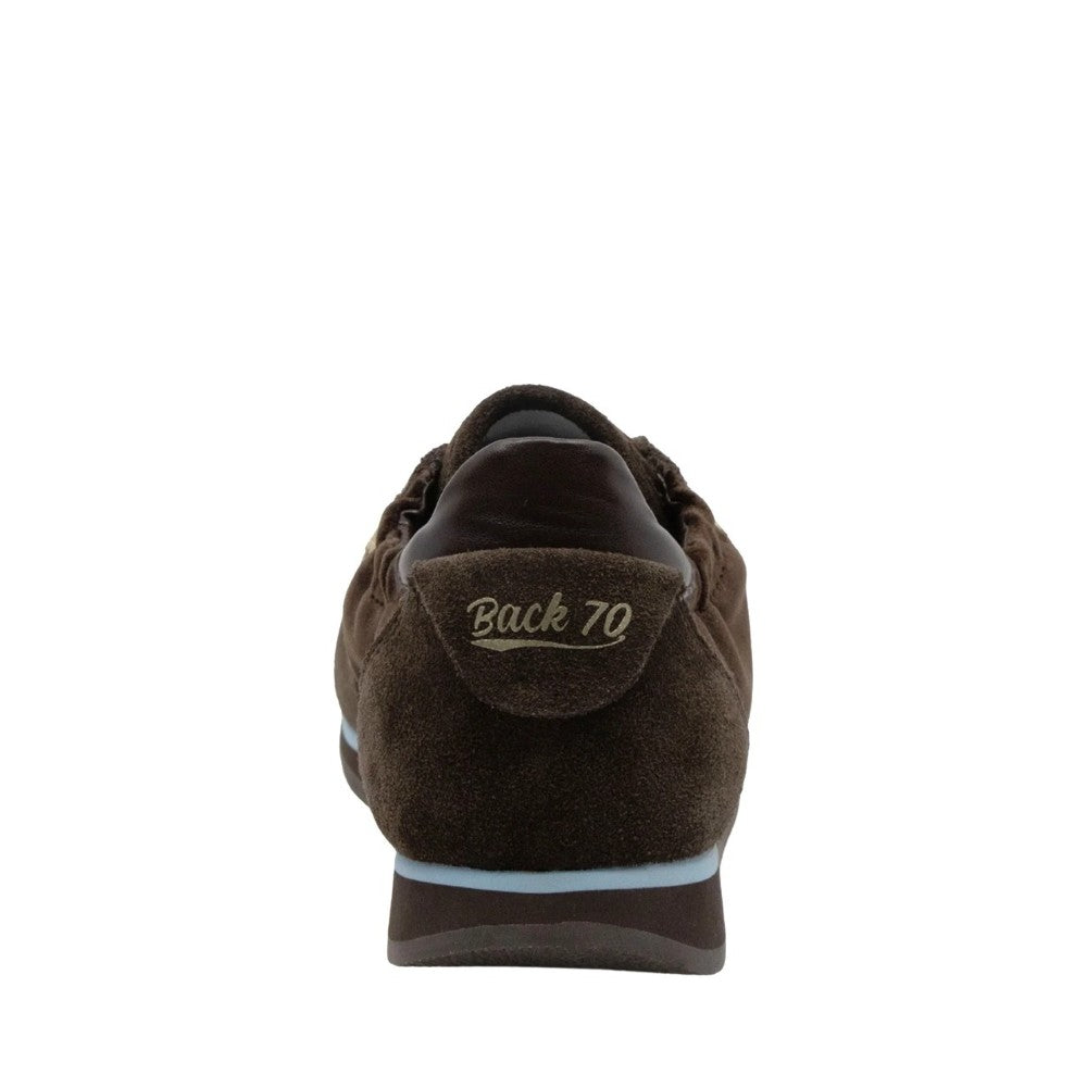 Back 70 Rocket Velvet Coffee Brown Retro Trainer