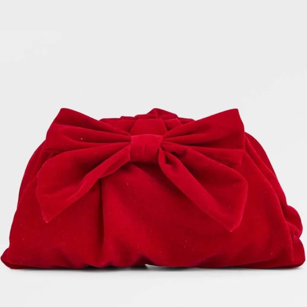 Becksöndergaard Velvet Clutch Bonita Bag Savvy Red