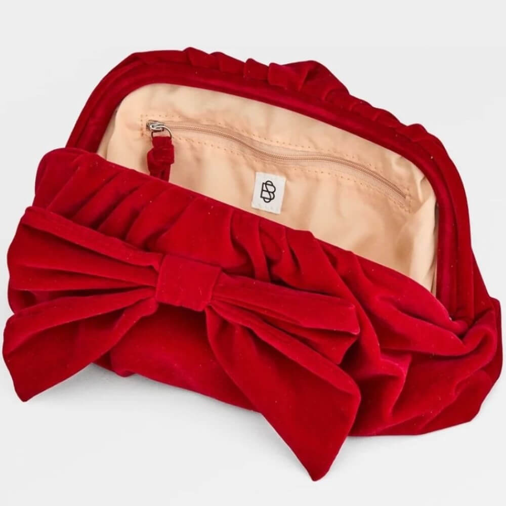 Becksöndergaard Velvet Clutch Bonita Bag Savvy Red