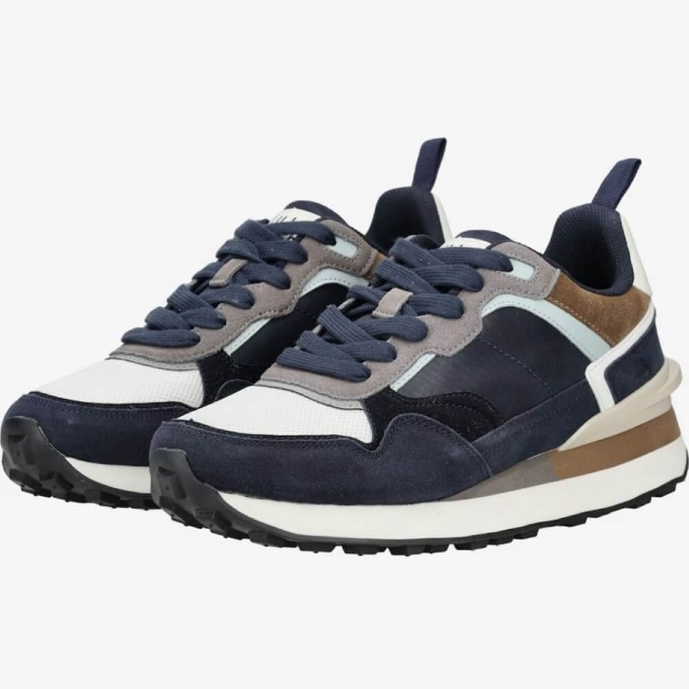 BullBoxer Leather Sneaker 7PP0790101 4141 Navy