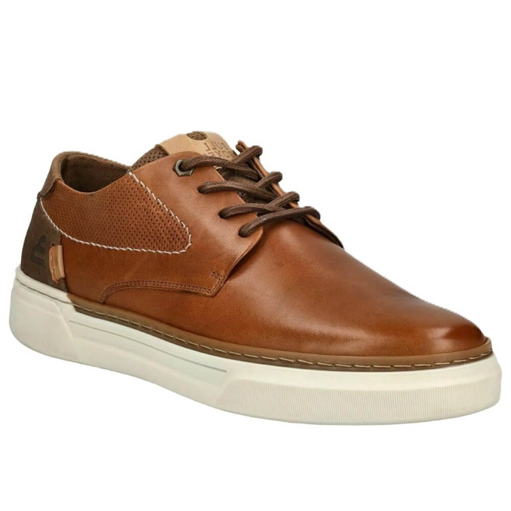 Bullboxer leather trainer LT0020101-COGNAC