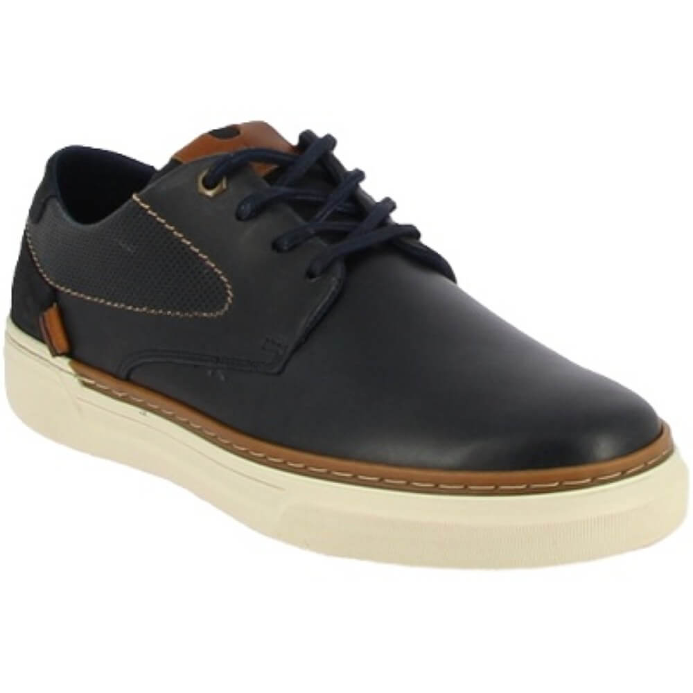 Bull boxer leather trainer- 7LT0020101 NAVY