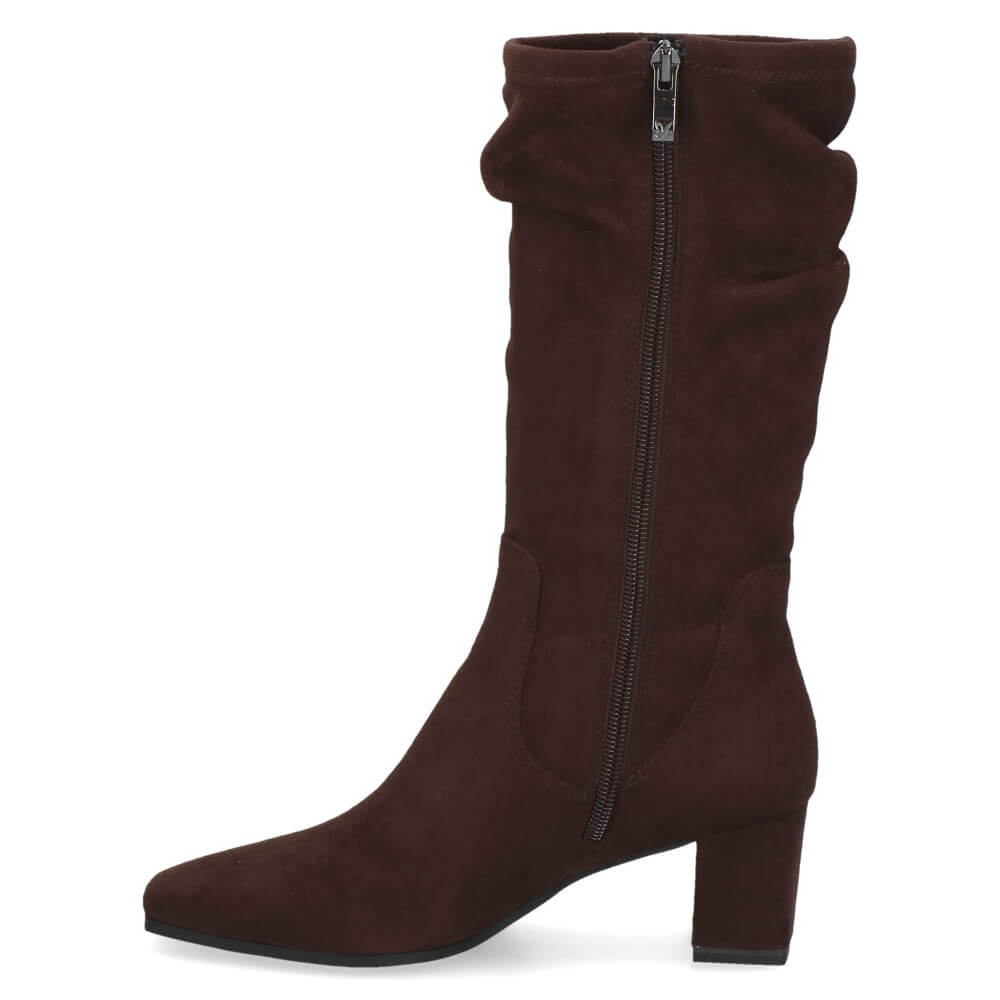 Caprice 9-25303 Dark Brown Stretch Knee High Boot