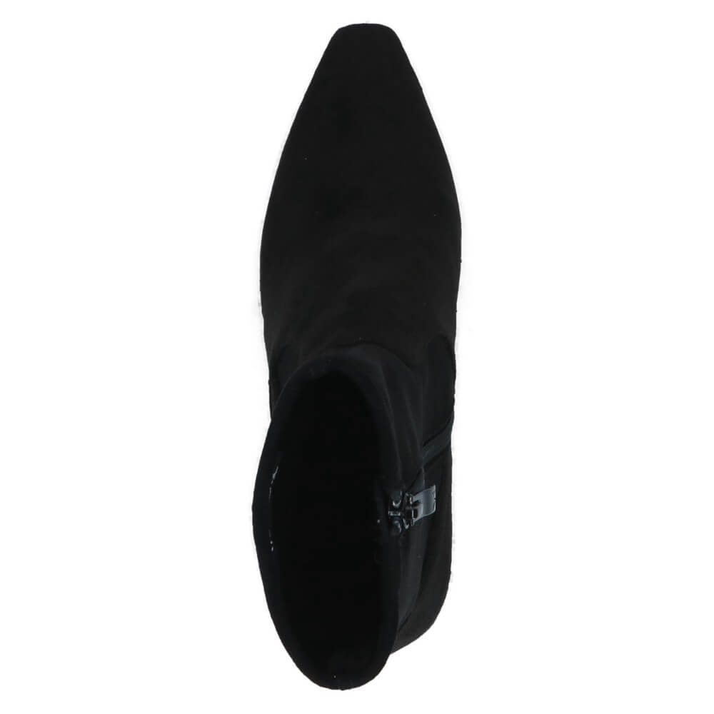 Caprice 9-25311 Block Heel Black Ankle Boot
