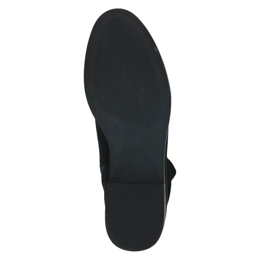 Caprice 9-25325 Flat Black Ankle Boot