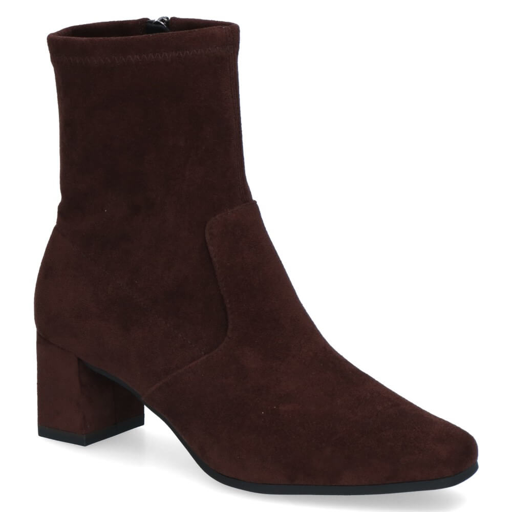Caprice 9-25354 Dark Brown Stretch Ankle Boot