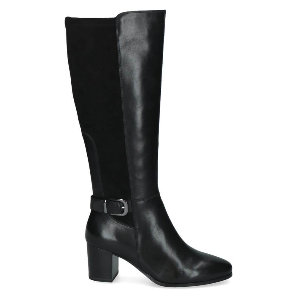 Caprice 9-25504 Knee High Boot Black Leather