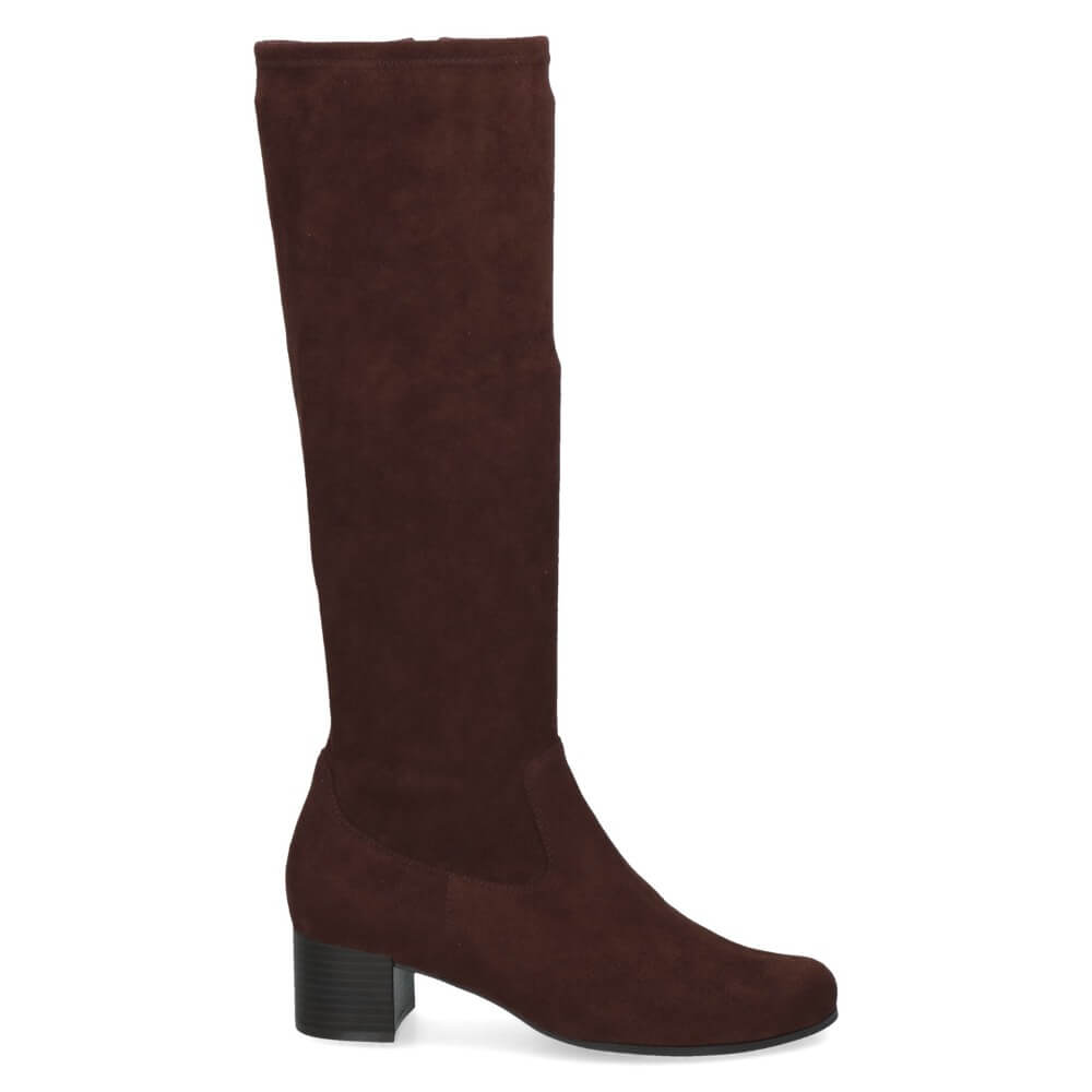 Caprice 9-25507 Knee High Boot Stretch Dark Brown