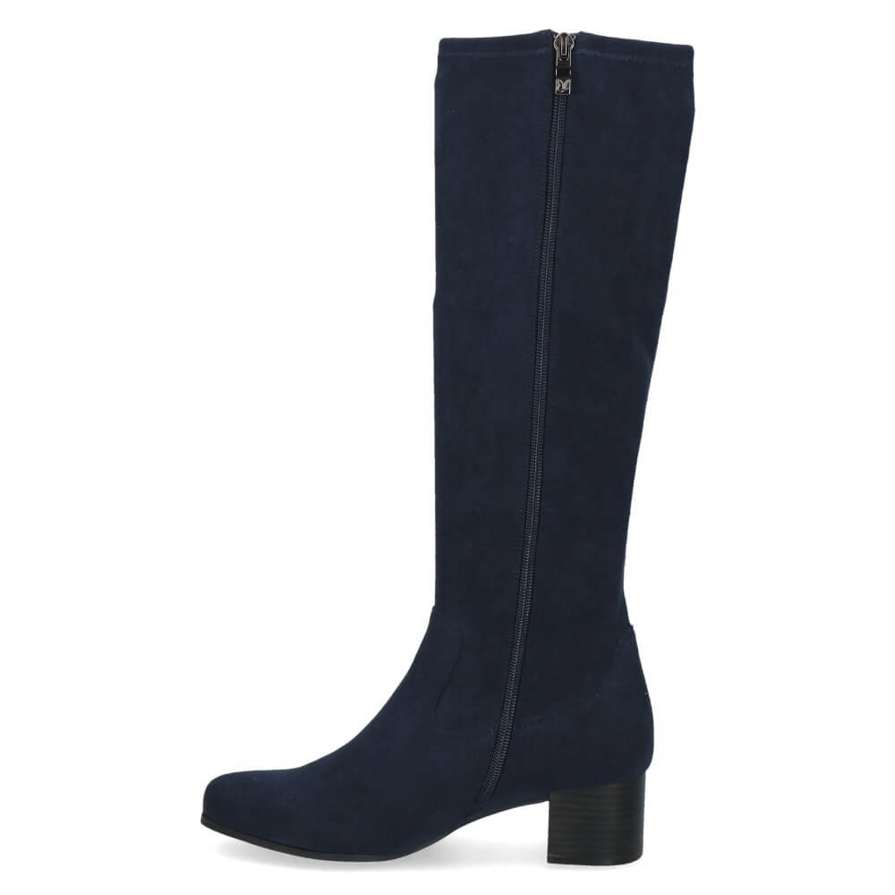 Caprice 9-25507 Knee High Boot Stretch Navy