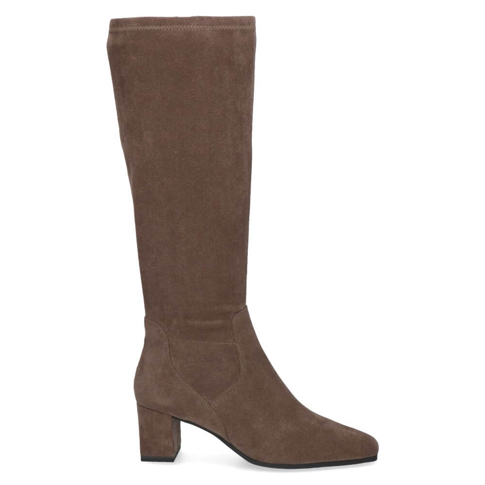 Caprice 9-25547 High Heel Knee High Caffee Stretch