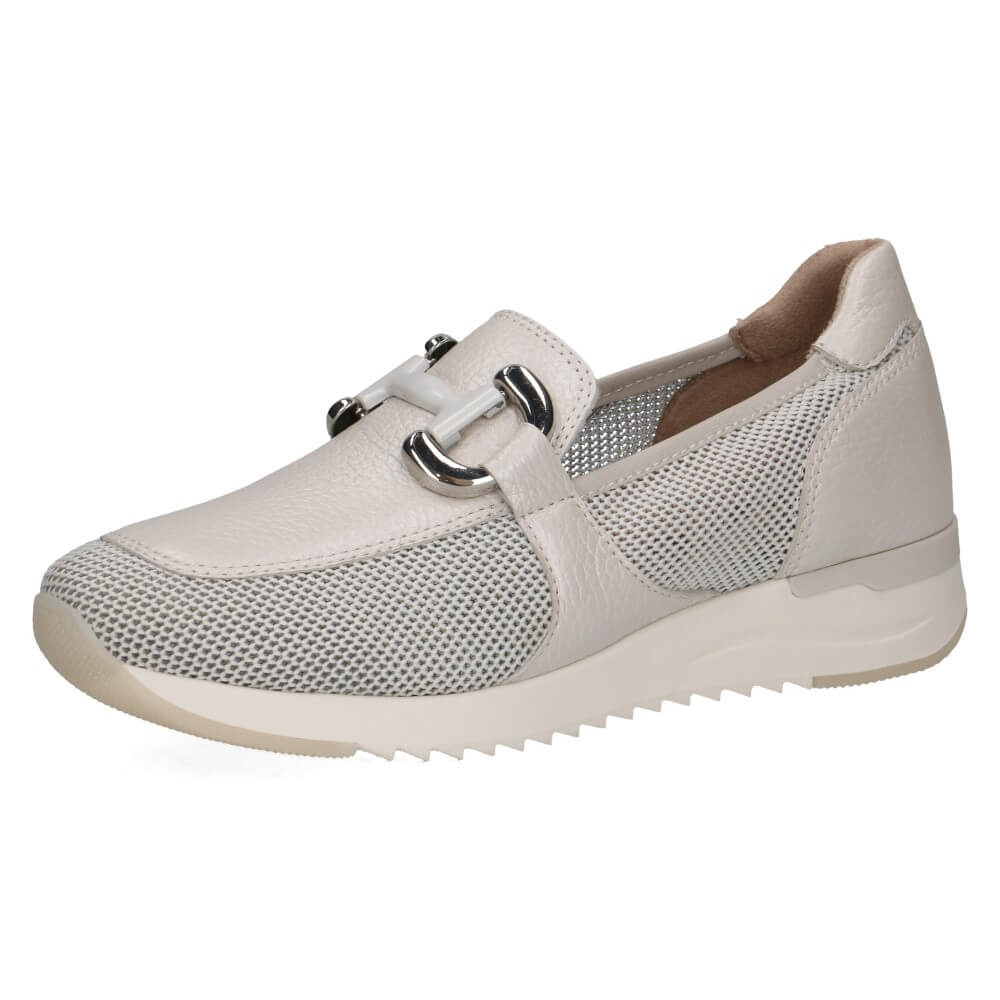 Caprice 9-24536 Leather Mix Slip-on -PEARL