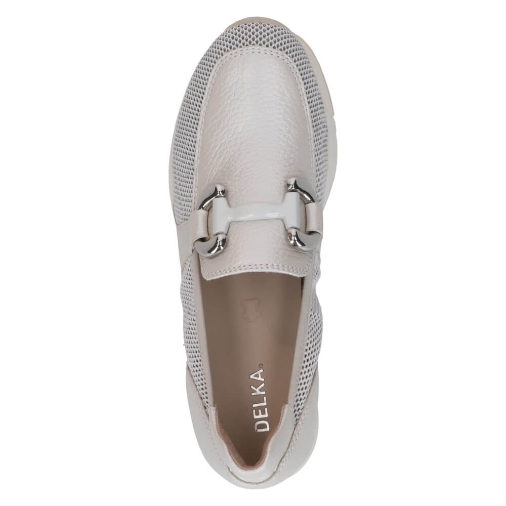 Caprice 9-24536 Leather Mix Slip-on -PEARL