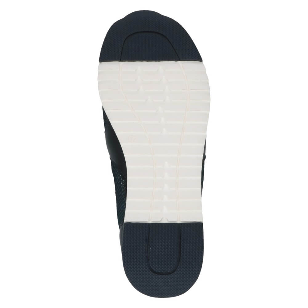 Caprice 9-24536 Leather Mix Loafer Navy