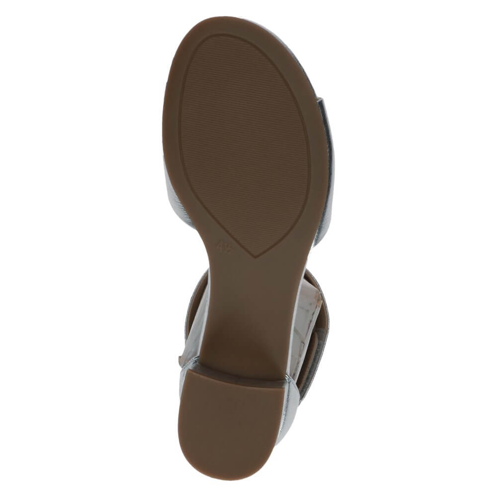 Caprice 9-28212 Leather Sandal Silver