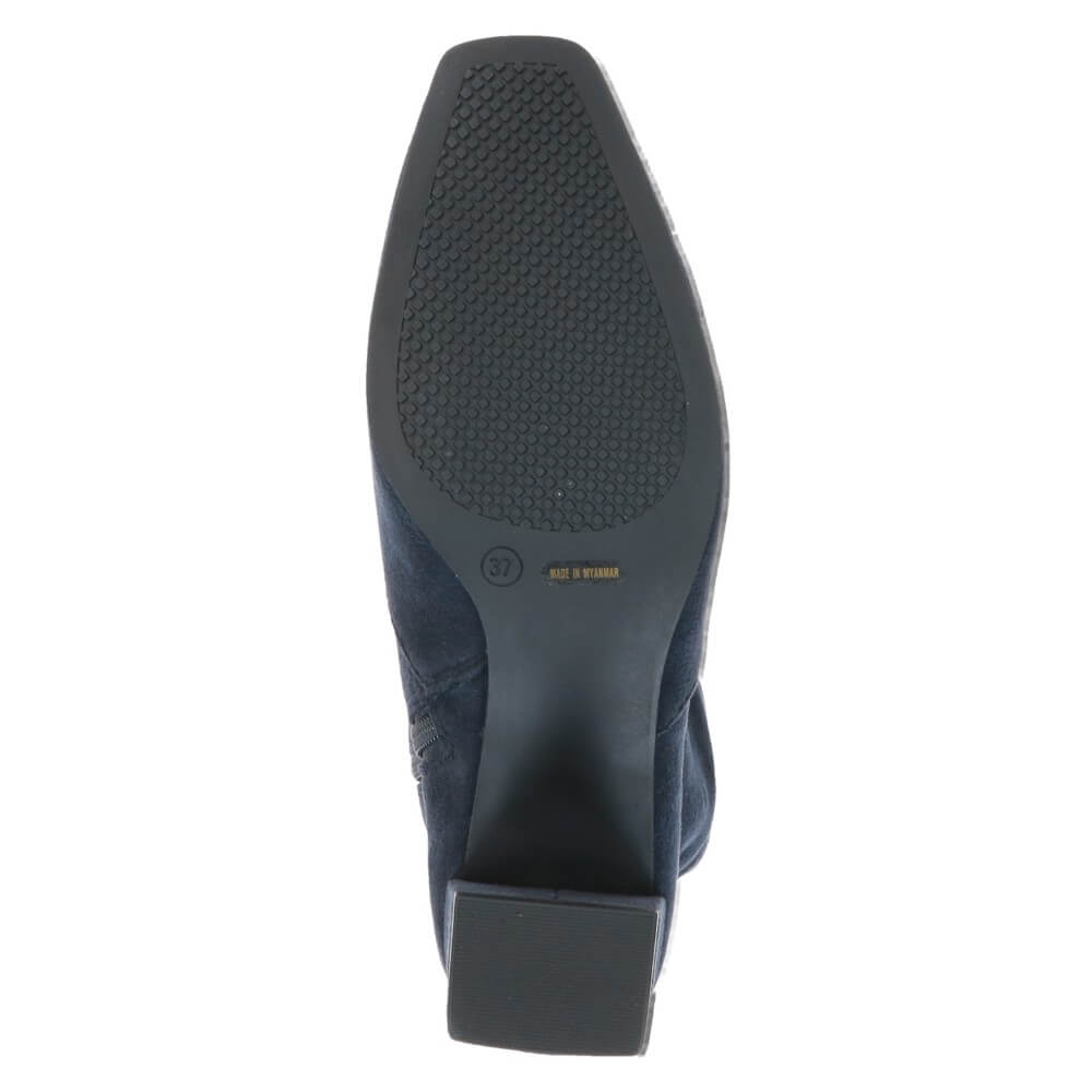 Caprice Block heel ankle boot 9-25354 Vegan NAVY