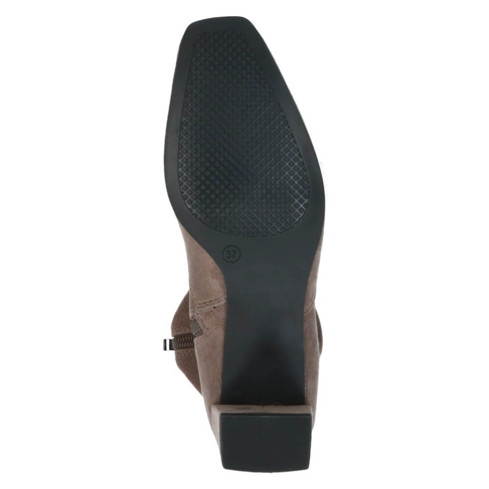 Caprice Block heel ankle boot 9-25354 Vegan CAFFEE