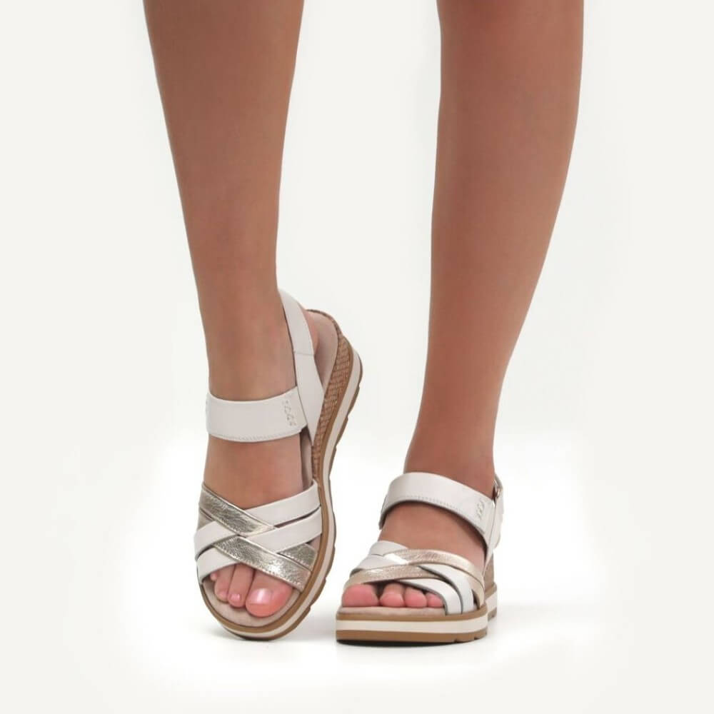 Caprice Leather Sandal 9-28752