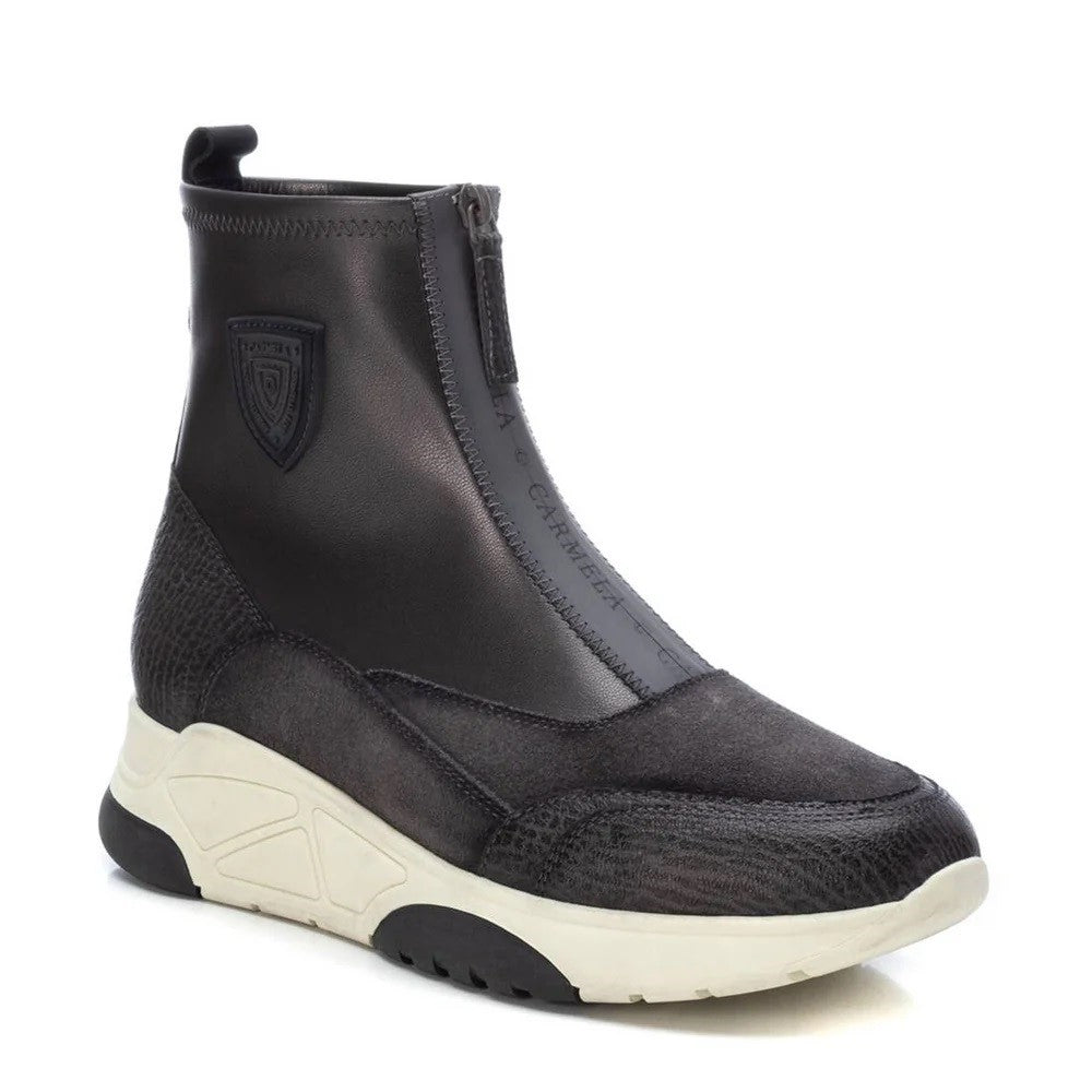 Carmela 160986 Centre Zip Hi-top GRIS GREY