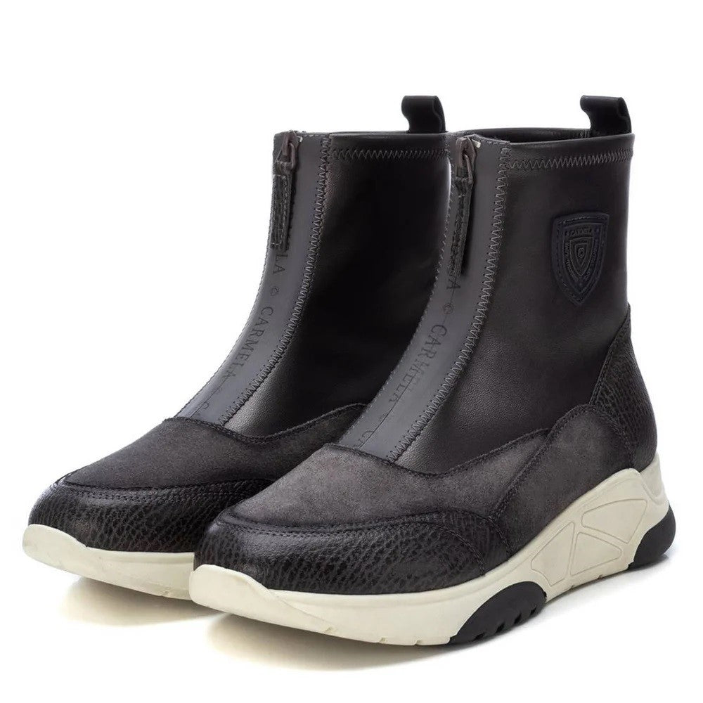 Carmela 160986 Centre Zip Hi-top GRIS GREY