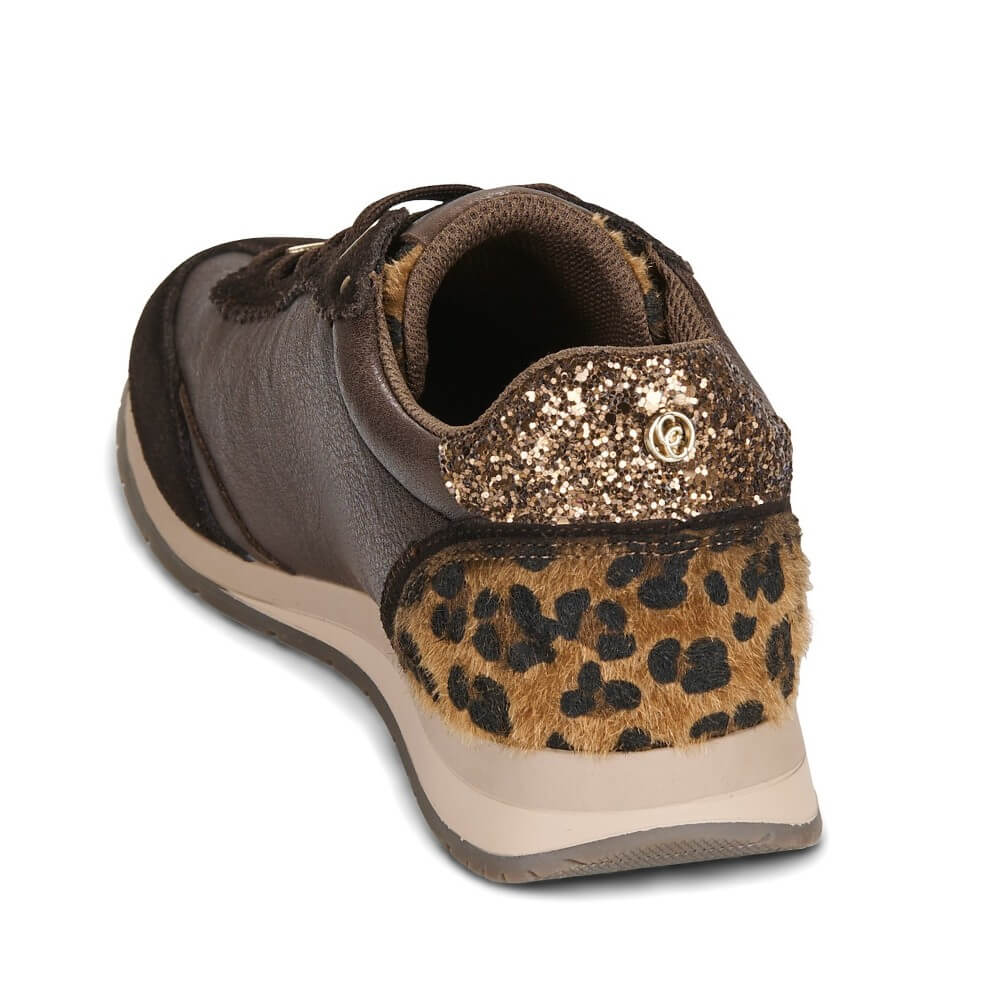 Carmela 164234 Brown Leather Trainer