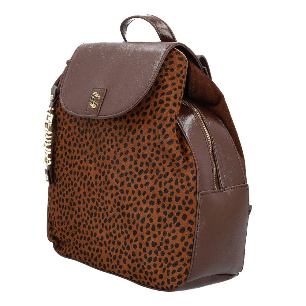 Carmela 186251 Brown Leopard Print Rucksack