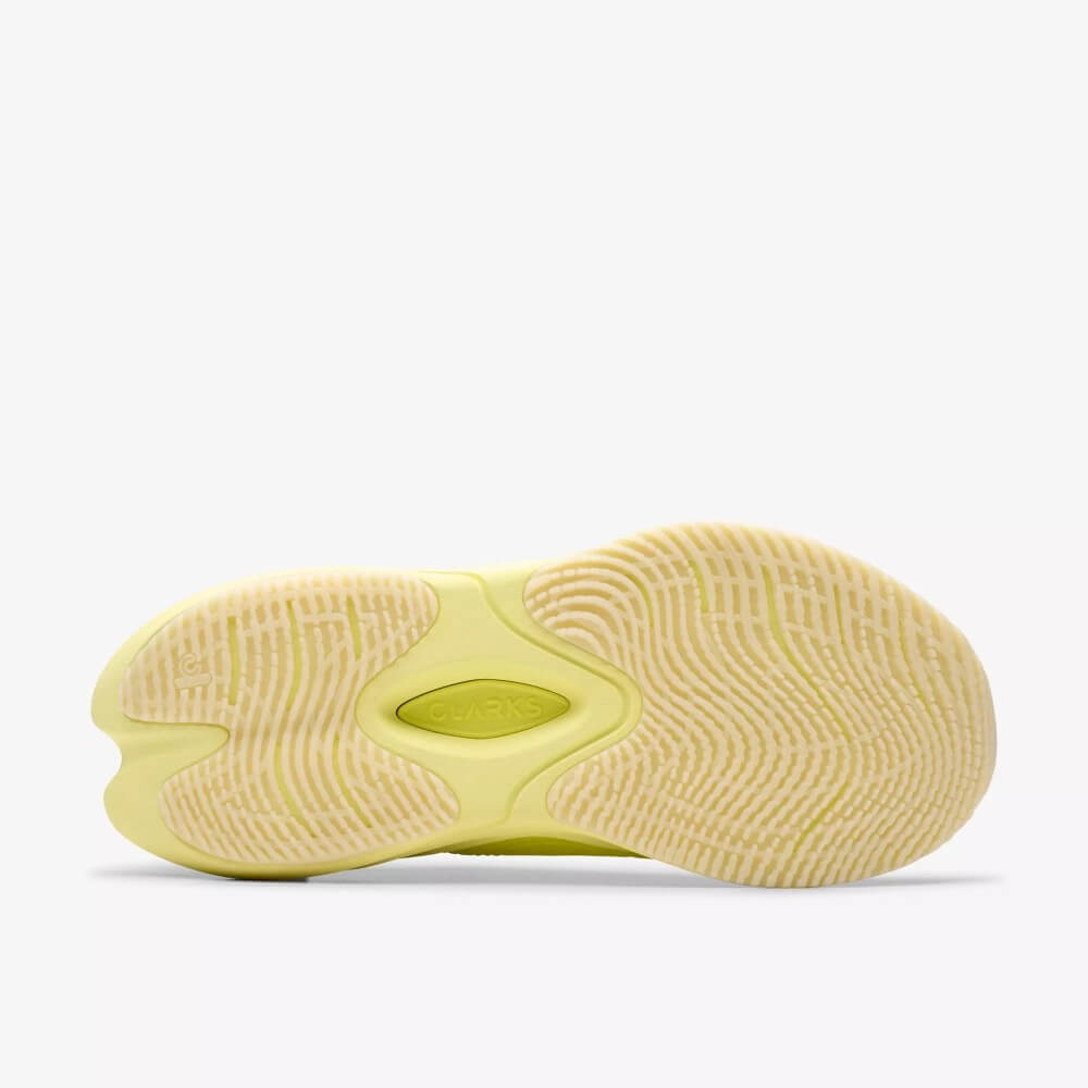 Clarks Pace Ultimate Walking Shoe Lime Combination